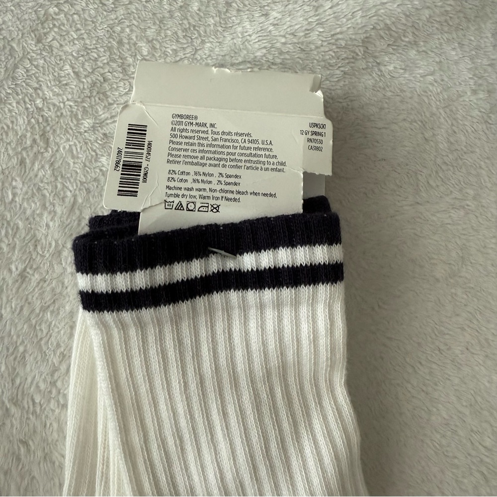 3 pairs Gymboree white socks NWT - Picture 4 of 4